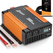 Ampeak 2000W Inverter, Car Power Inverter 12V to 120V, 89.37 High Efficiency...