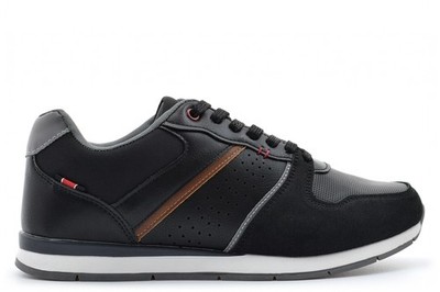 Route 21 Herren Freizeit Turnschuhe Herren Freizeitschuhe Freizeitschuhe Herrenschuhe Schwarz