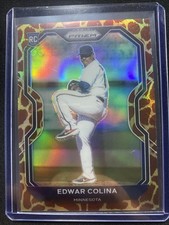 2021 Panini Prizm Edwar Colina #51 Giraffe Prizm Case Hit RC