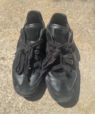 Maison Margiela Replica Mens Black Suede Low ...