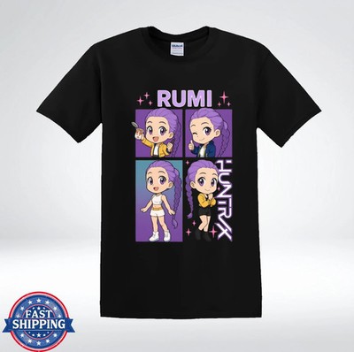 Rumi Chibi Anime Girl Cute  HUNTRIX Style Graphic T-Shirt