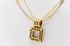 Vintage Diamond Necklace Natural Diamonds 18k Solid Gold — photo 3