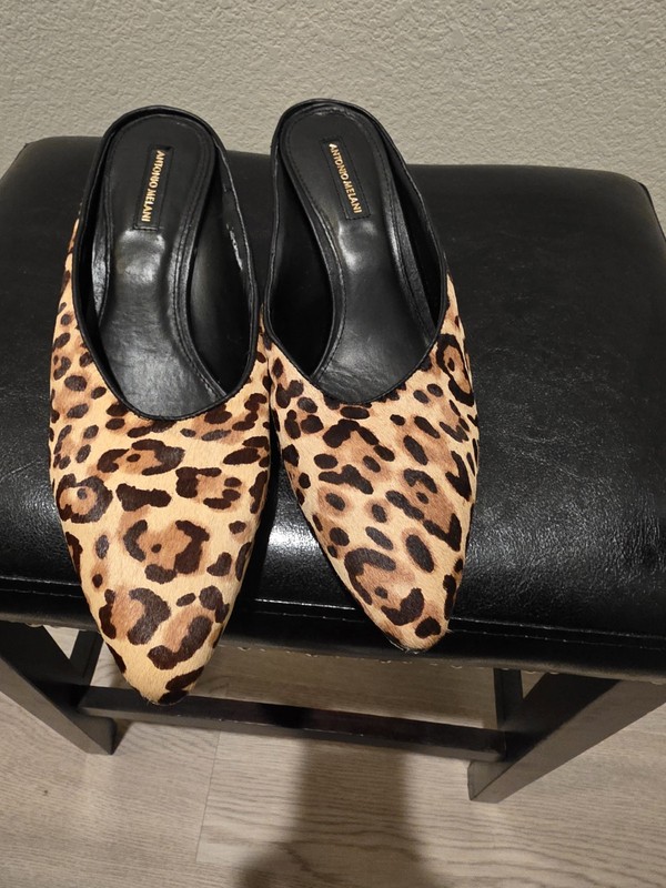 Animal Print Mules
