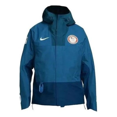日本未発売 Nike US National Team Goretex JKT Nike Men's L ACG Goretex USA Olympic Team Blue Winter Jacket