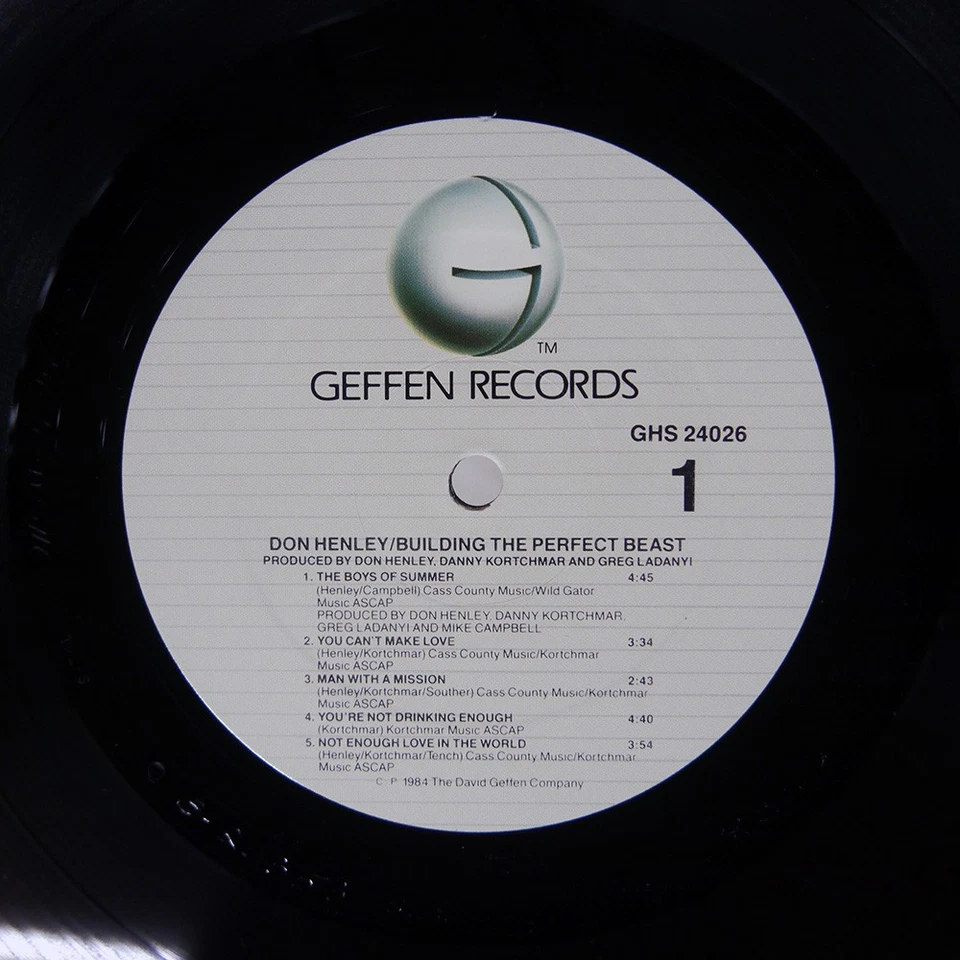 DON HENLEY BUILDING THE PERFECT BEAST GEFFEN GHS24026 US VINYL LP - image 2 of 2