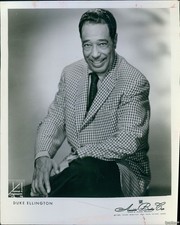 1967 New York Duke Ellington Orchestra Engagement 8X10 Historic Vintage Photo