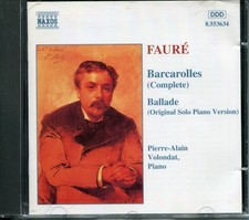 FAURE - BARCAROLLES + BALLADE (VOLONDAT) -  CD  sconto 10%