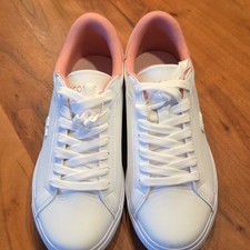 Lacoste Damen Sneaker Low Top Weiß/Rosa Schn...