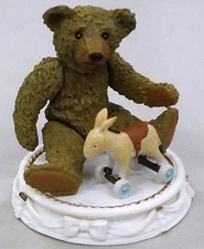 Ancienne mini figurine ours en peluche collection vol 1 jouet de collection