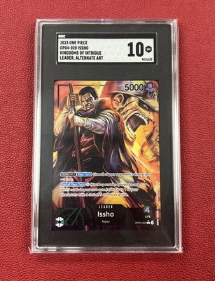 Issho OP04-020 One Piece TCG Kingdoms of Intrigue Alternate Alt Art SGC 10 