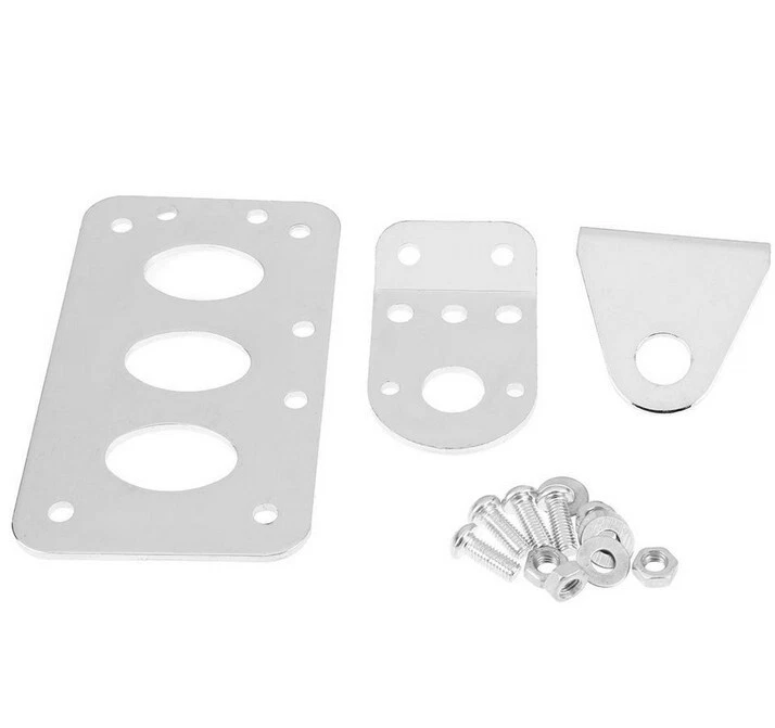 Chrome Side Mount License Plate Holder For Honda VTX1300 R C S T VTX1800 C F N R - Imagem 3 de 4