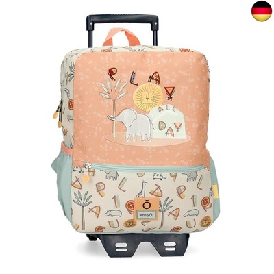 Enso Play All Day Rucksack mit Trolley, Mehrfarbig, 25 x 32 x 12 cm, Polyester,