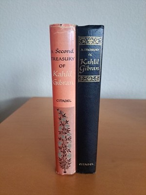 lot of 2 Kahlil Gibran Treasury , And Second Treasury Books Citadel Press