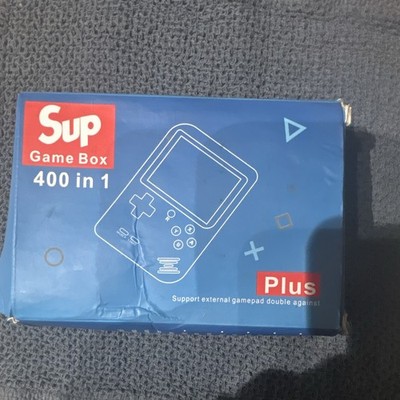 SUP Game Box 400 in 1 Plus Handheld Console Red TV/AV RCA USB Cables