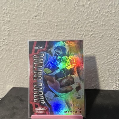 Panini 2023 Certified DK Metcalf  Calling Cards 14/99 JERSEY NUMBER!! CALL-2