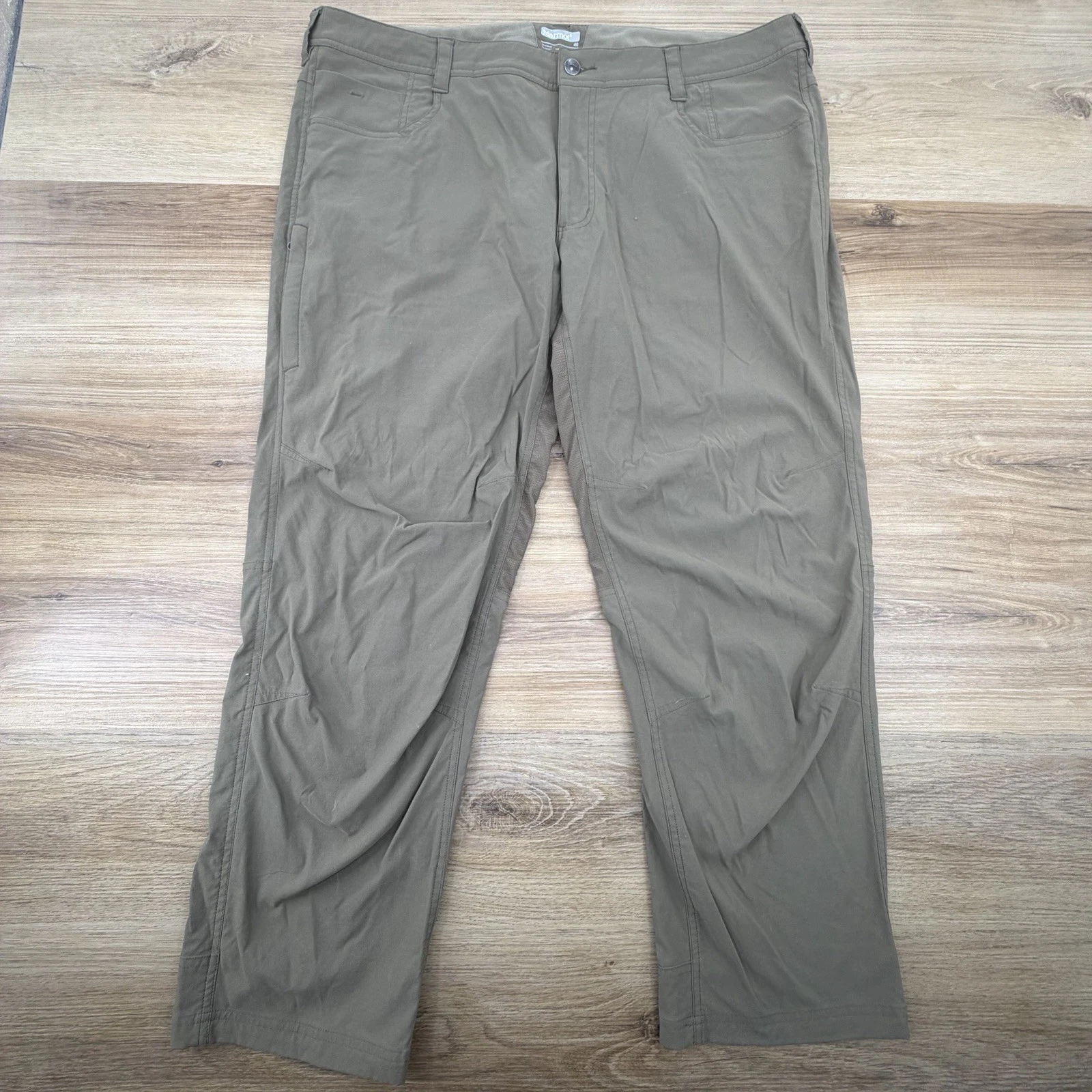 Marmot Hiking Pants Men 40x30 Brown Quick Dry Stretch Outdoors Gorpcore