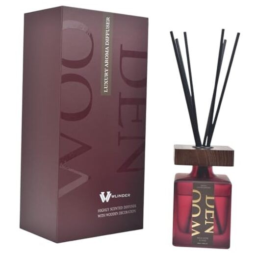 Luxury Wild Rose Reed Diffuser Set for Aromatherapy & Home Fragrance-image