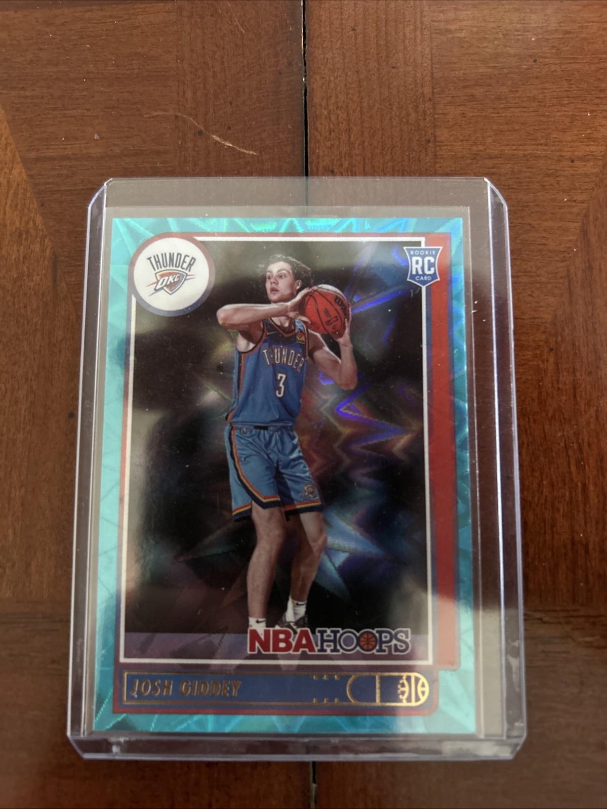 2021-22 Panini NBA Hoops - Rookies Josh Giddey #202 Teal Explosion (RC)