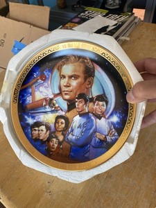 Star Trek talking collector plate. Limited edition by Franklin mint.