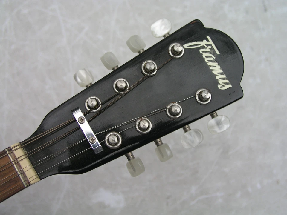 schöne kleine Mandoline Framus 74 E - sehr gut erhalten - Image 4 of 4