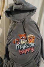 Funny dog saying sweatshirt sz M