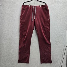 FIGS Women Scrub Pants L Red Yola Skinny TW2000R PO 1619