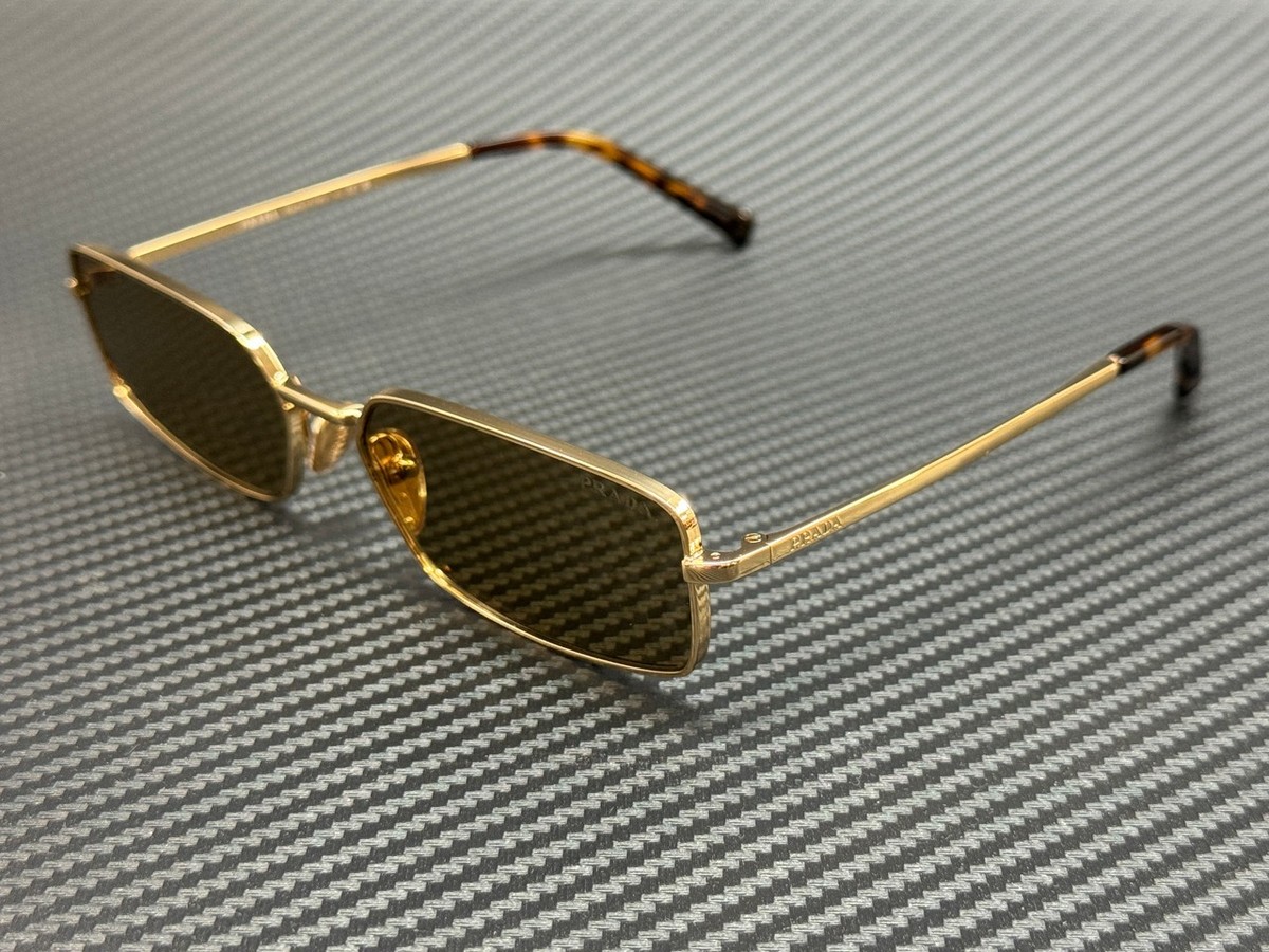 PRADA PR A60S 5AK70G Gold Green Olive Women's 59 mm Sunglasses | eBay