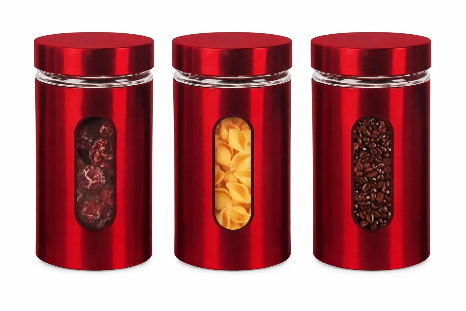 3pc Glass Storage Jar Set Steel Cover 900ml Tea Coffee Sugar Canisters
Opens in a new window or tab