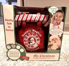 New Mr. Christmas Santa  s Interactive Magical Telephone 60 Minutes Included