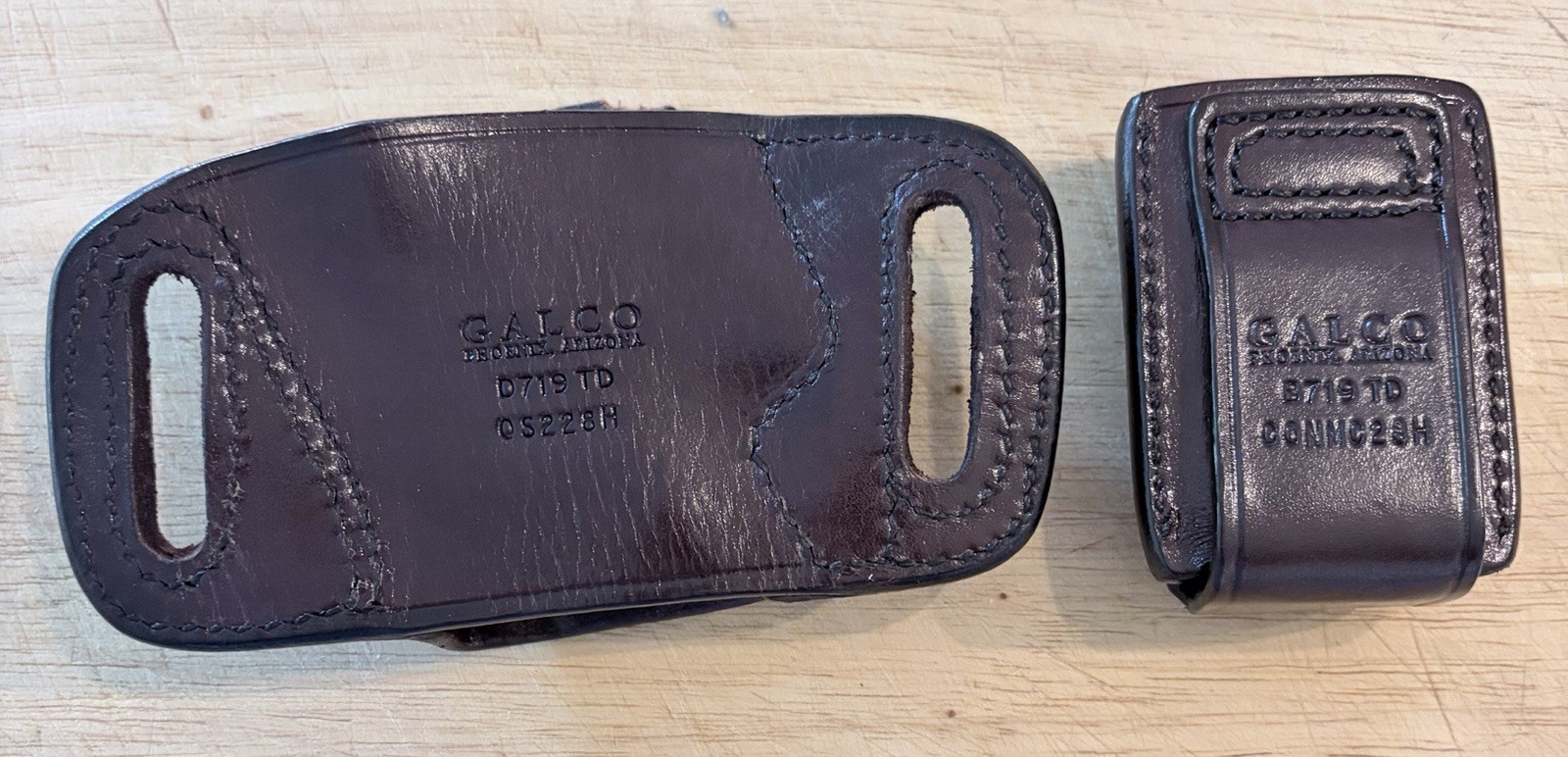 Galco Holster  D719 TD and Galco Clip Holder B719 TD