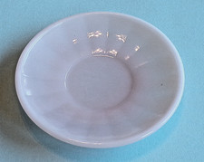 Akro Agate Small Interior Panel Pink Luster Saucer s  Child Tea Set
