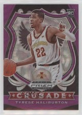 2020-21 Panini Prizm Draft Picks Crusade Purple Wave Tyrese Haliburton #90 08dv
