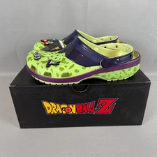 Crocs Cell Dragon Ball Z Classic Clogs Mens 13 Green Purple 211205-90H New NIB