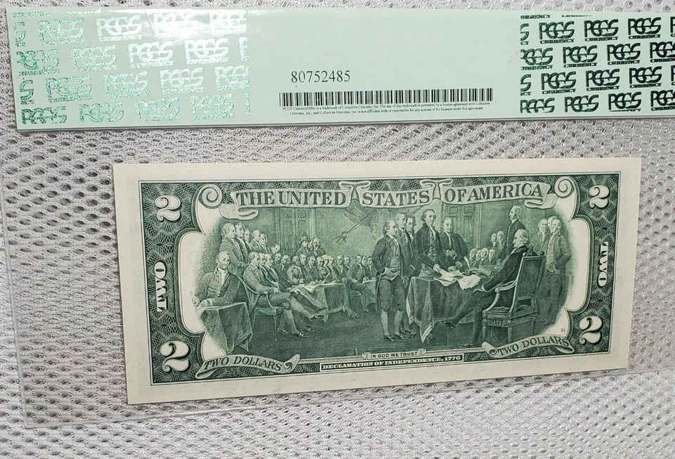 *Star* 1976 $2 Federal Reserve STAR Note Kansas City, MO- PCGS 64PPQ  - Image 4 of 4