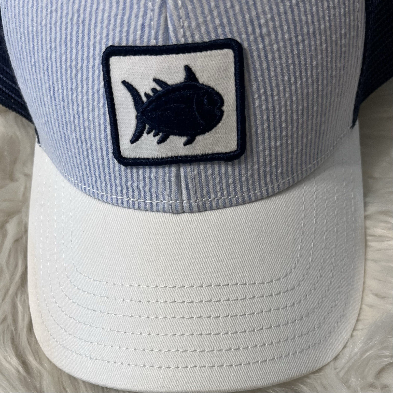 Southern Tide Fish Logo Patch Adjustable Snapback… - image 2