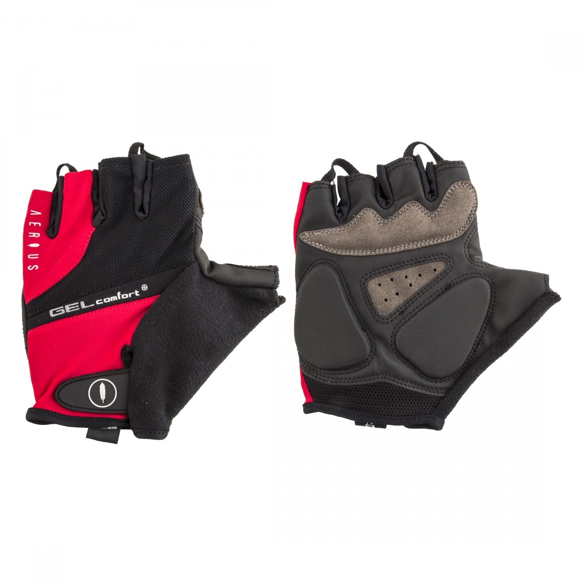 Aerius Gel Glove Unisex Fingerless Gloves SM Red Cycling Gloves 5990₽