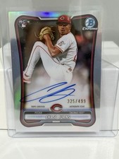 2026 Bowman Chase Burns Rookie Autograph Refractor /499 Reds