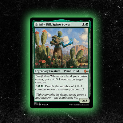 Bristly Bill, Spine Sower - Custom Magic: The Gathering Card - High-Quality
