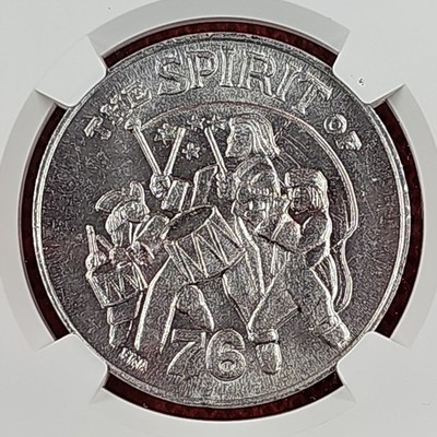 1976 39mm Mardi Gras Alum Bacchus Spirit of 76 NGC Genuine | eBay