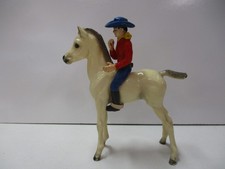 Hartland Cowboy and Breyer Horse Foal Figures