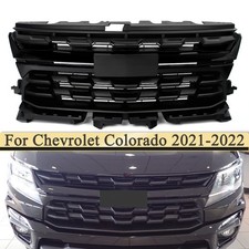 Front Upper Grille Gloss Black Trim For Chevrolet Colorado 2021 2022 Primed