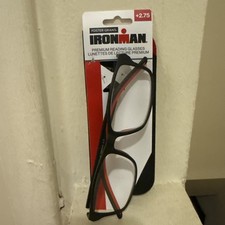 Ironman  IM2000 BLK  2.75 READERS FOSTER GRANT Black  Red Reading Glasses