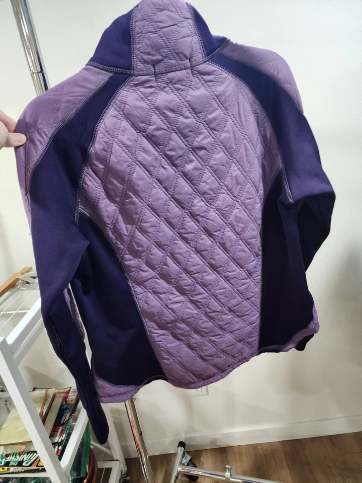 Horze Zoe Women's Lightweight Padded Jacket Purple Size US10 - Image 4 of 4