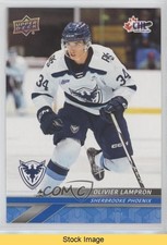 2024-25 Upper Deck CHL Blue Olivier Lampron #246 READ 0mt8