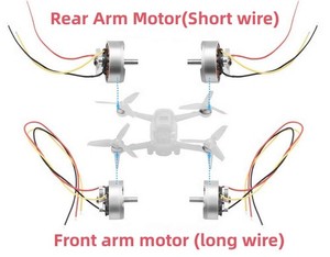 Power Motor Reparatur Ersatzteil für DJI FPV Drohne vorne/hinten Ersatz