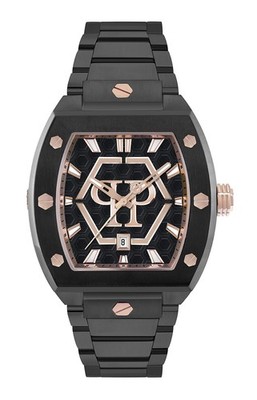 Philipp Plein Hexagon Phantom Schwarz Herren Armbanduhr PWPUA1025