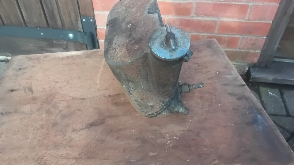 Vintage  prewar sunbeam oil tank - Image 3 of 4