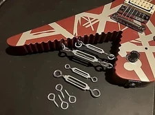 EVH® STRIPED SERIES SHARK ORIGINAL TURNBUCKLES WITH EYE LAGS =VAN HALEN= EVH