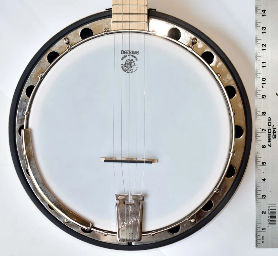 Deering 5 String Resonator Bluegrass Banjo - Road Runner Bag - Extras - Minty! - Image 3 of 4