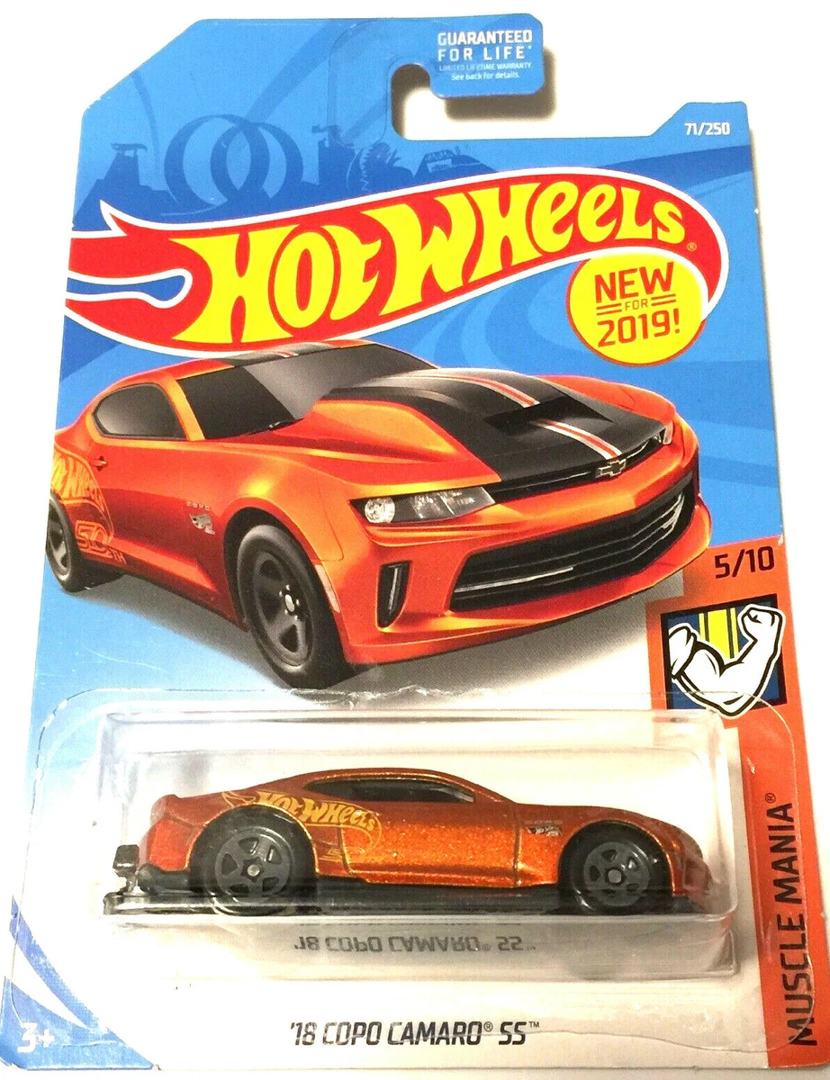 2019 Hot Wheels Chevy 18 COPO Camaro SS Muscle Mania 1 64 Orange